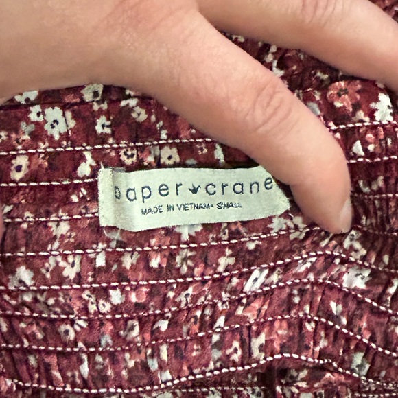 Paper Crane Floral Red Two-Piece Set - Picture 5 of 10